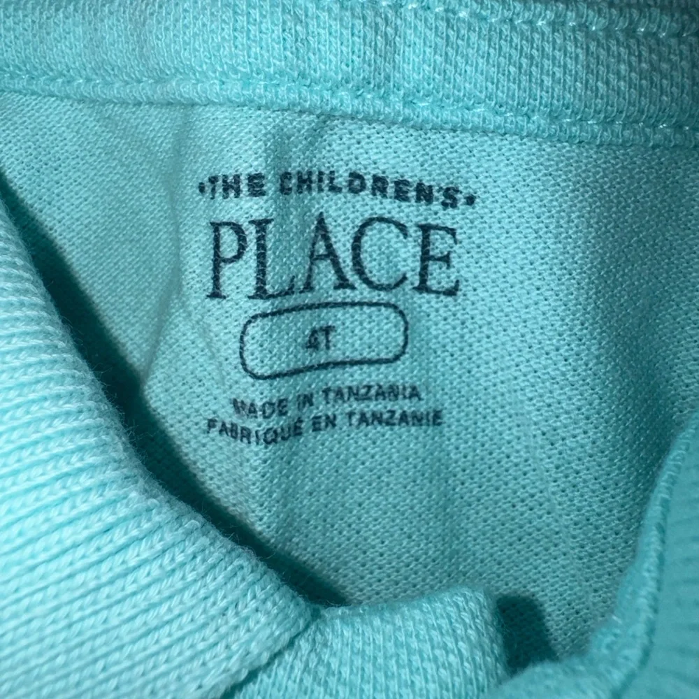 The Children’s Place Boys Aqua Pique Polo Shirt Size 4T